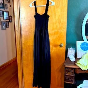 Black maxi dress